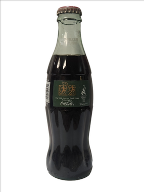 Vintage New Orleans 1996 Coca Cola Glass Bottle Olymic Tourch Relay